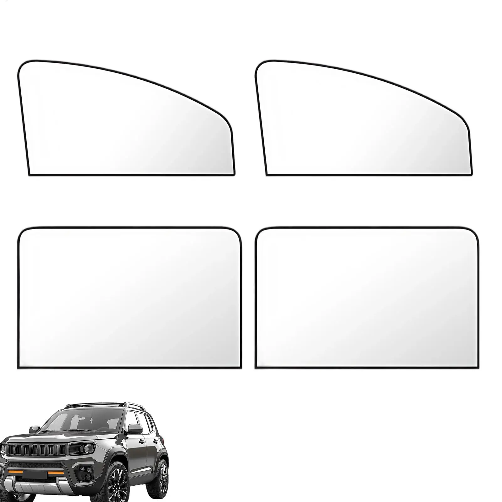 Car Side Window Sun Shade Magnetic Blackout Blinds Car Window Shades For SUV Van Travel Daily Commuting Long Driving Outdoor
Car Side Window Sun Shade Magnetic Blackout Blinds Car Window Shades For SUV Van Travel Daily Commuting Long Driving Outdoor