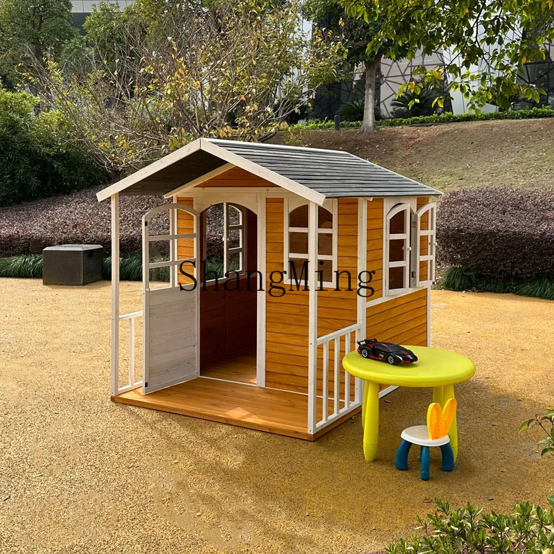CL Outdoor Large Wooden Playhouse Fir Wood House Rainproof Sunproof Anti-corrosion Wood
CL Outdoor Large Wooden Playhouse Fir Wood House Rainproof Sunproof Anti-corrosion Wood