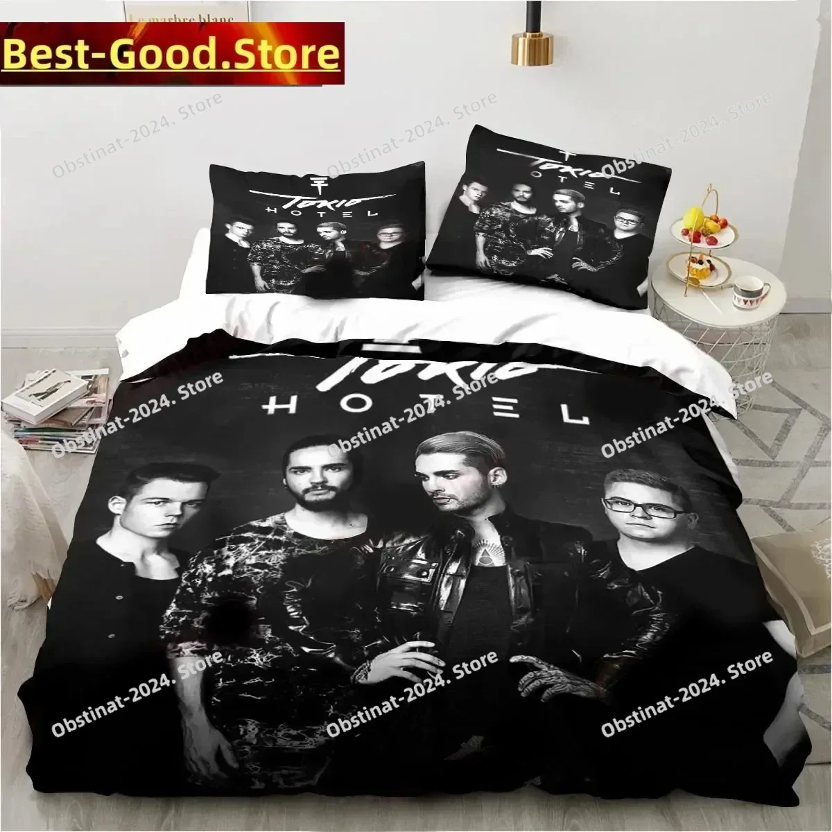 3D Print Tokio Hotel Bedding Set Boys Girls Twin Queen King Size Duvet Cover Pillowcase Bed boys Adult Home Textileextile
3D Print Tokio Hotel Bedding Set Boys Girls Twin Queen King Size Duvet Cover Pillowcase Bed boys Adult Home Textileextile