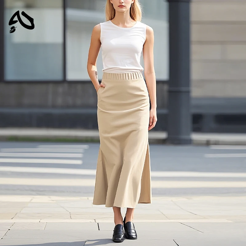 Original 94% Cotton Women's Half Length Skirt Soft And Elegant Hip Wrapping Tail Skirt Solid Color Casual Harajuku Skirt
Original 94% Cotton Women's Half Length Skirt Soft And Elegant Hip Wrapping Tail Skirt Solid Color Casual Harajuku Skirt