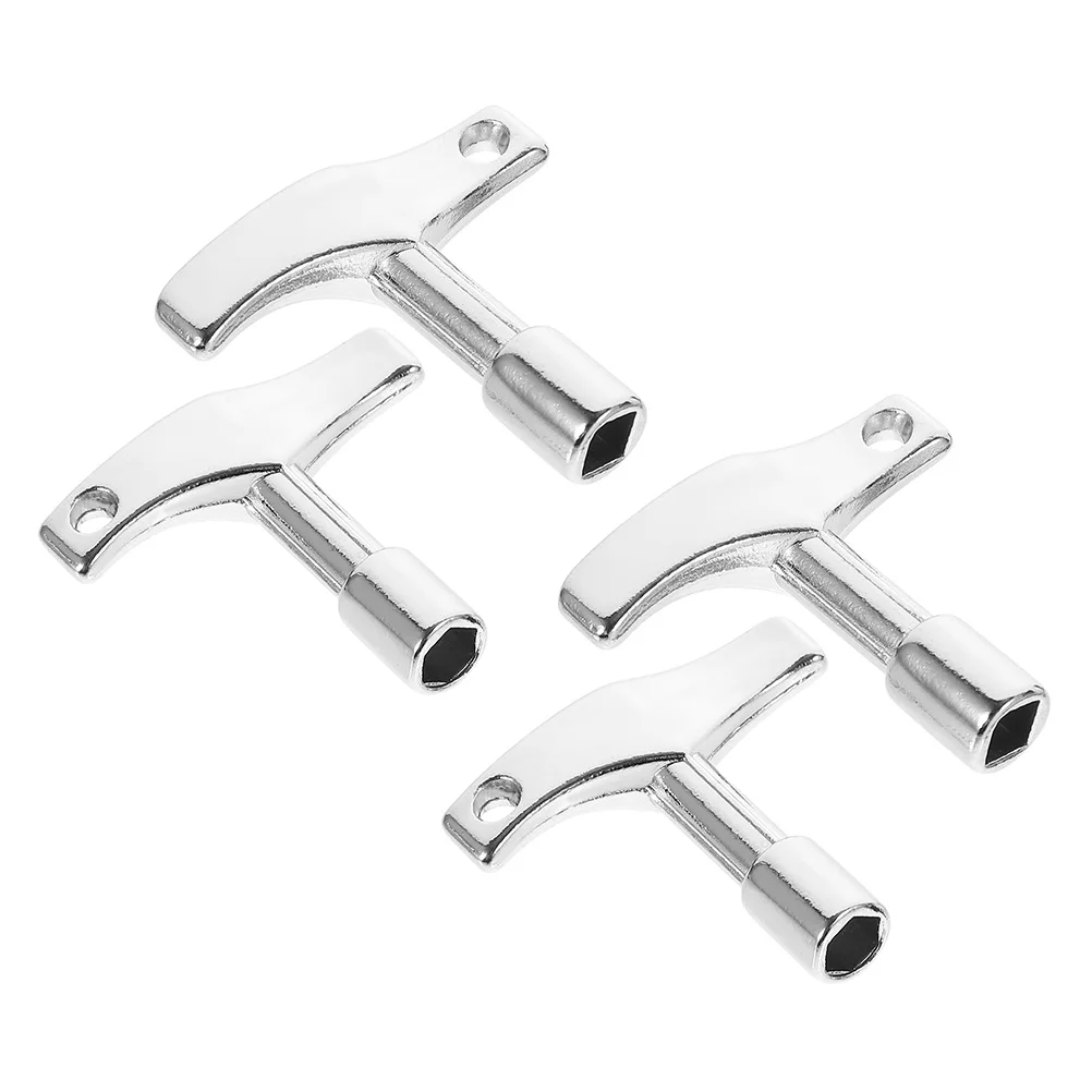 4 Pcs Drum Key Adjustment Tool Tools Knurled Wrench Zinc Alloy Percussion Tuning 
4 Pcs Drum Key Adjustment Tool Tools Knurled Wrench Zinc Alloy Percussion Tuning