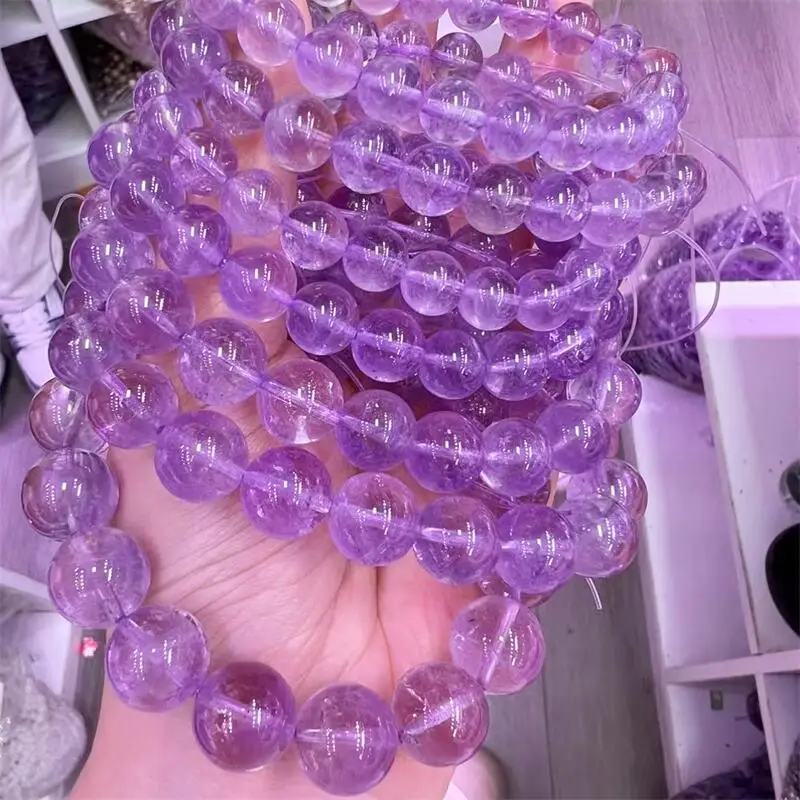 10MM Natural Lavender Amethyst Bracelet Women Reiki Healing Fengshui Strand Jewelry For Female Gift 1pcs
10MM Natural Lavender Amethyst Bracelet Women Reiki Healing Fengshui Strand Jewelry For Female Gift 1pcs