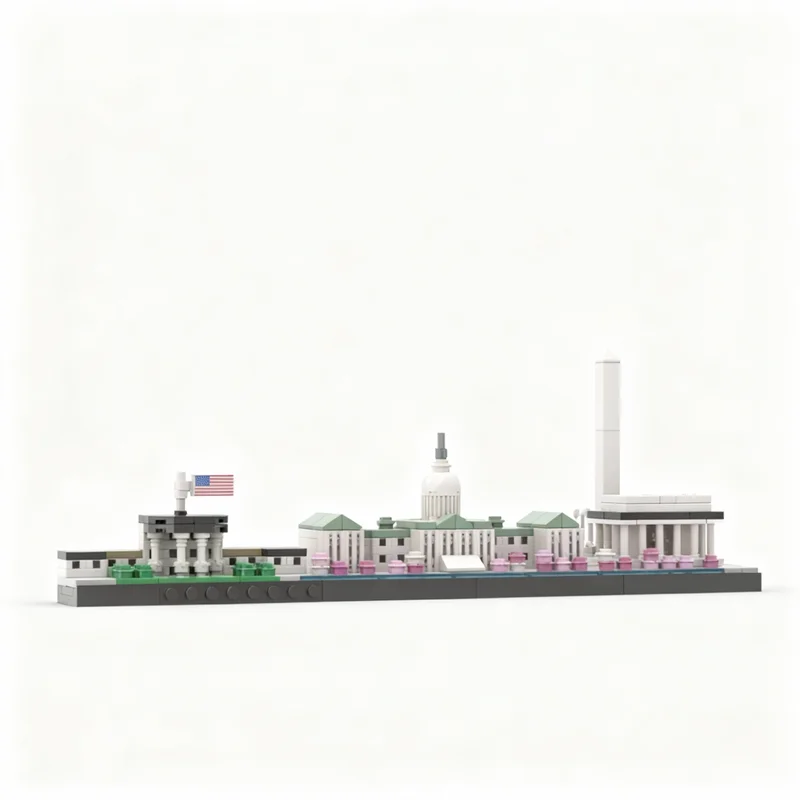 335pcs MOC Washington Skyline Architecture Skylines Model Building Blocks Construction Toy Christmas Gifts DIY Creative Idea
335pcs MOC Washington Skyline Architecture Skylines Model Building Blocks Construction Toy Christmas Gifts DIY Creative Idea
