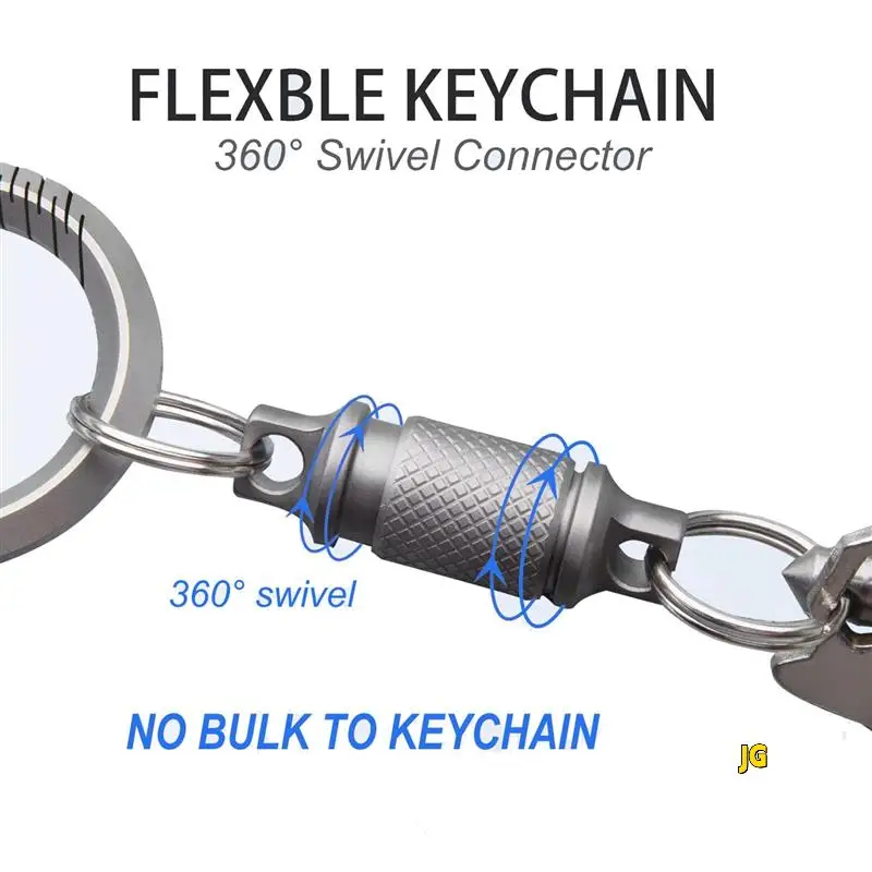 3X Titanium Quick Release Keychain,Detachable Key Ring Pull Apart Keychain,Key Holder Accessory For Bag/Purse/Belt
3X Titanium Quick Release Keychain,Detachable Key Ring Pull Apart Keychain,Key Holder Accessory For Bag/Purse/Belt