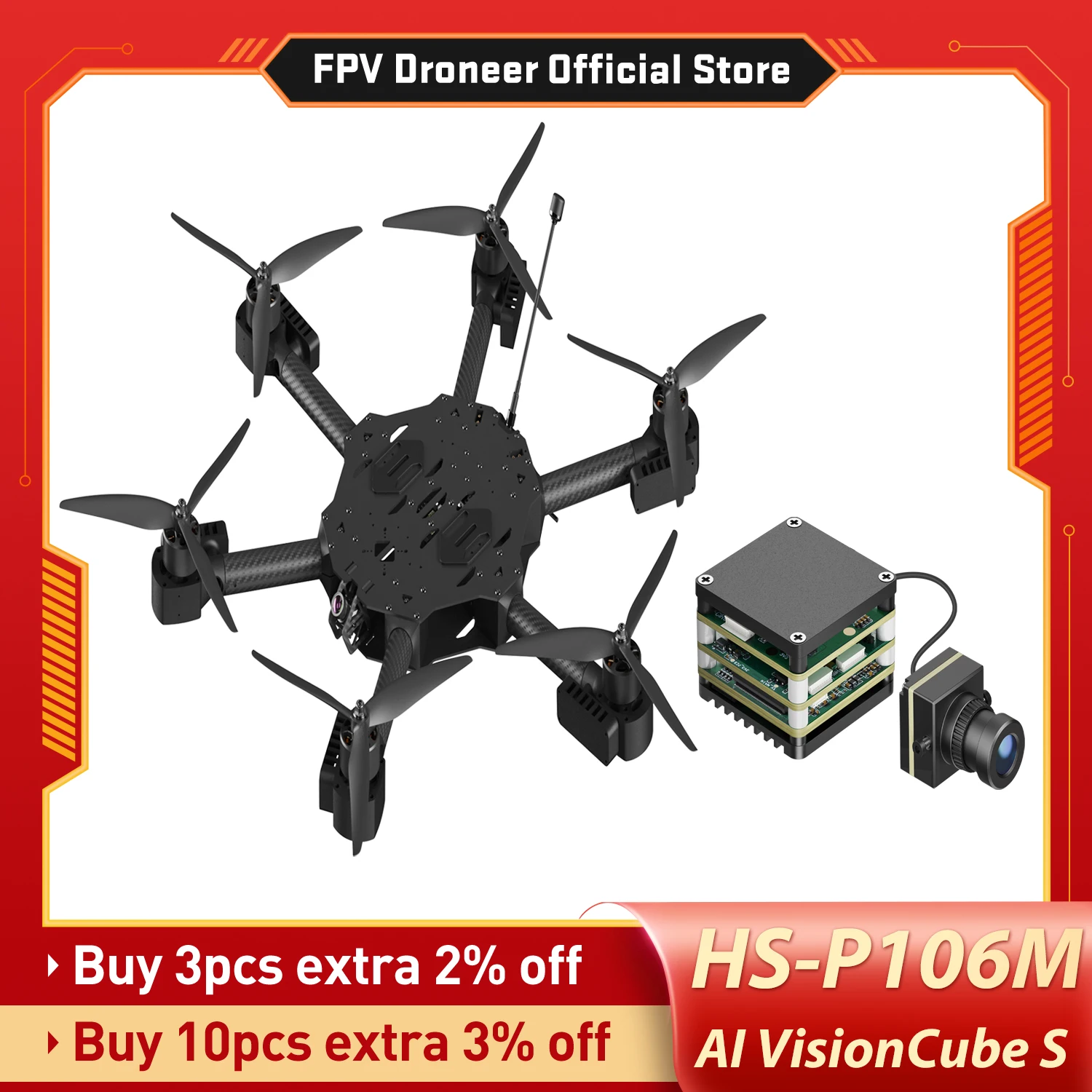 10 Inch Drone profesional Six axes 4k Original FPV Racing Drones with 450M/1.2KM ID Long Range High Speed AI Intelligent Module
10 Inch Drone profesional Six axes 4k Original FPV Racing Drones with 450M/1.2KM ID Long Range High Speed AI Intelligent Module