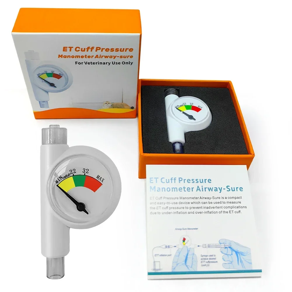 Pet Endotracheal Intubation Balloon Pressure Gauge Saturation Monitor Animal Surgical Accessories
Pet Endotracheal Intubation Balloon Pressure Gauge Saturation Monitor Animal Surgical Accessories