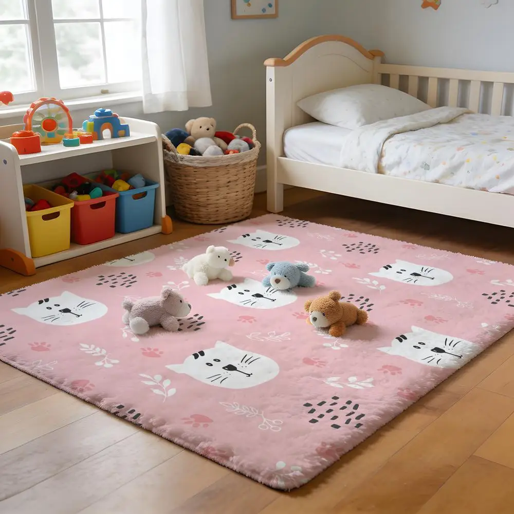 Floor Mat Soft Flannel Rug Non-Slip Absorbent Mat for Bathroom Bedroom Home Decor Cute Floral Print
Floor Mat Soft Flannel Rug Non-Slip Absorbent Mat for Bathroom Bedroom Home Decor Cute Floral Print
