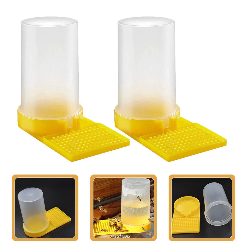 2 Pcs Bee Feeder Cups Water for Bees Garden Beehive Entrance Pp Food Bowl Feeders
2 Pcs Bee Feeder Cups Water for Bees Garden Beehive Entrance Pp Food Bowl Feeders
