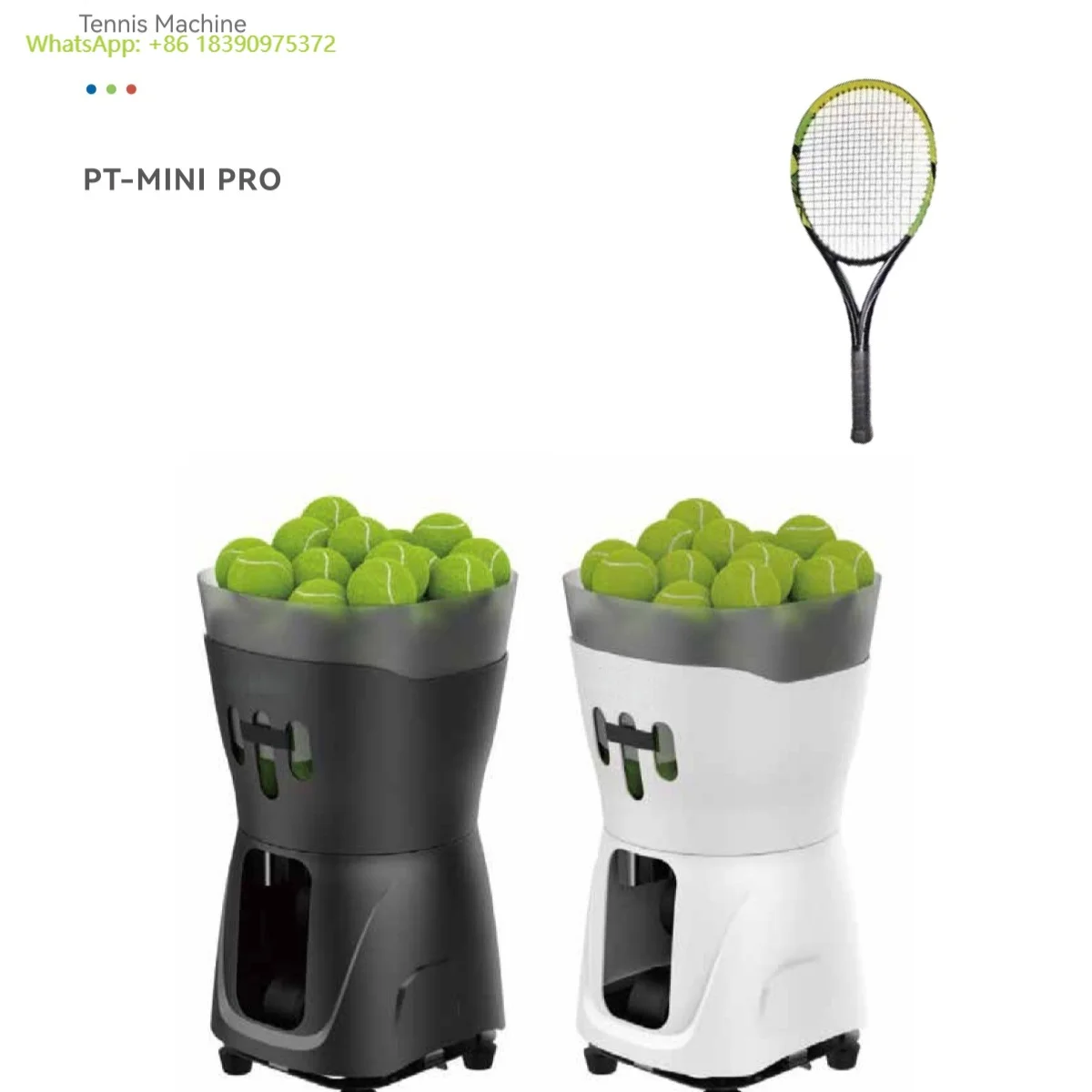 PT-Mini Pro Edgeless Tennis Serving Machine for Children-Ultra-light & Portable with Ball-Throwing Function for Entertainment
PT-Mini Pro Edgeless Tennis Serving Machine for Children-Ultra-light & Portable with Ball-Throwing Function for Entertainment