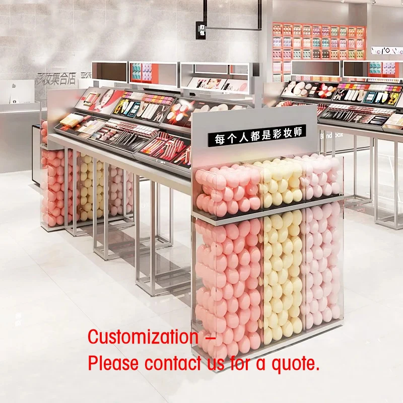 custom.Modern Shopping Mall Makeup Display Shelf Cosmetic Display Racks Perfume Stand
custom.Modern Shopping Mall Makeup Display Shelf Cosmetic Display Racks Perfume Stand