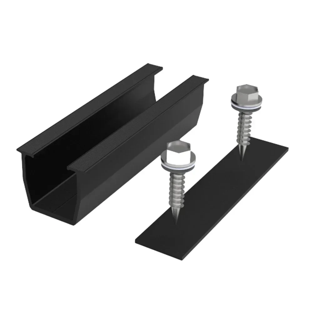 Solar Module Bracket Aluminum Alloy Solar Mounting System PV Mounting Rail Photovoltaic Support Solar Panel Racking Black 12CM
Solar Module Bracket Aluminum Alloy Solar Mounting System PV Mounting Rail Photovoltaic Support Solar Panel Racking Black 12CM