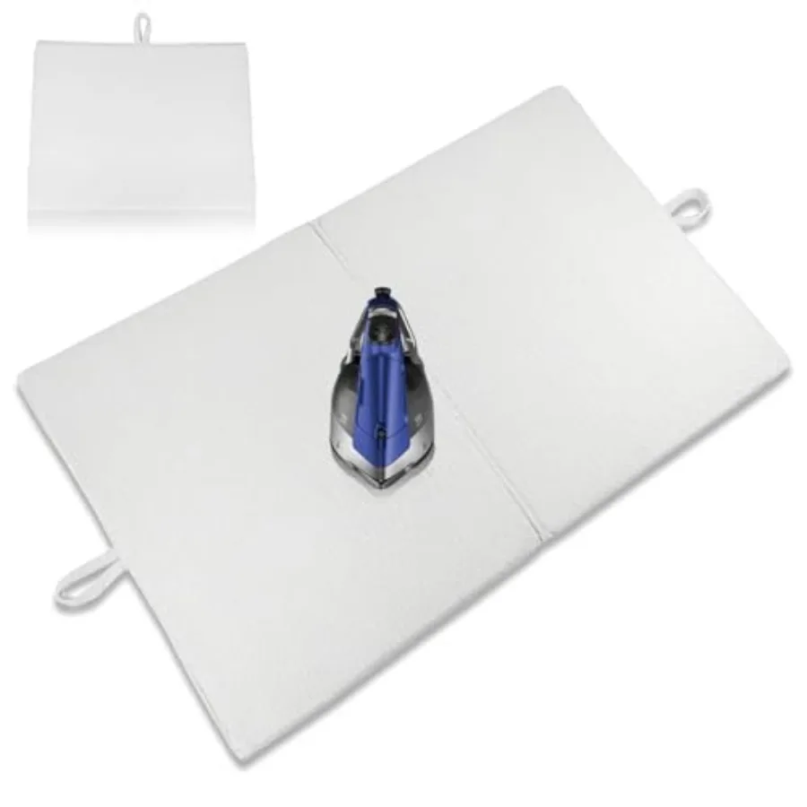24" x 16" Ironing Mat Foldable, Portable Small Thickened Heat Resistant Cotton Wood Mini Ironing Pad Board for Table Top, Washe
24" x 16" Ironing Mat Foldable, Portable Small Thickened Heat Resistant Cotton Wood Mini Ironing Pad Board for Table Top, Washe