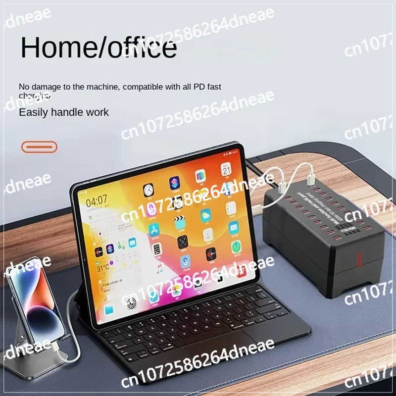 WLX-268C Charger Station 400W Charger 20 Ports PD 20W Charging Hub
WLX-268C Charger Station 400W Charger 20 Ports PD 20W Charging Hub