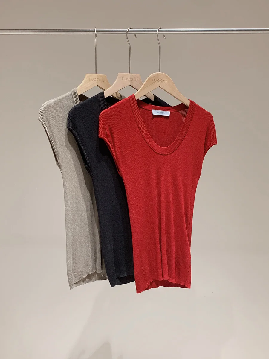 Duetto High Elastici Rceler ort Sve Knitted irt Slim Fit Quali Feel Paper Figure Women's Faion Spring Season
Duetto High Elastici Rceler ort Sve Knitted irt Slim Fit Quali Feel Paper Figure Women's Faion Spring Season