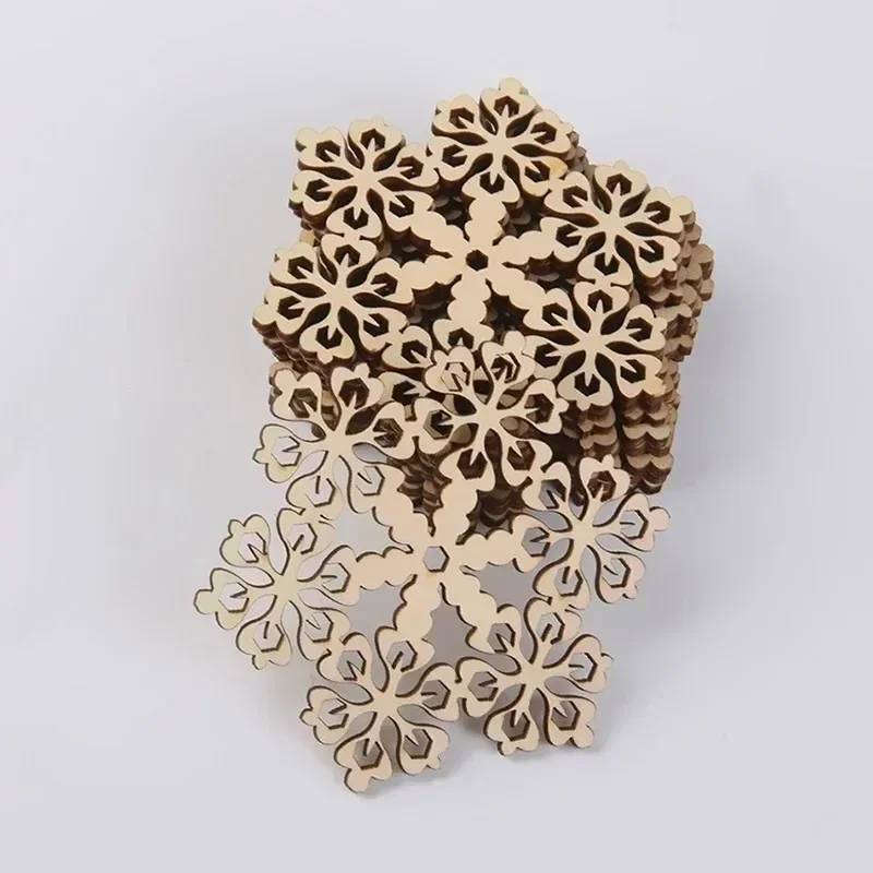 10pcs Christmas DIY Wooden Hollow Snowflake String Cutouts Craft Embellishment Gift Tag Wood Ornament for Wedding
10pcs Christmas DIY Wooden Hollow Snowflake String Cutouts Craft Embellishment Gift Tag Wood Ornament for Wedding