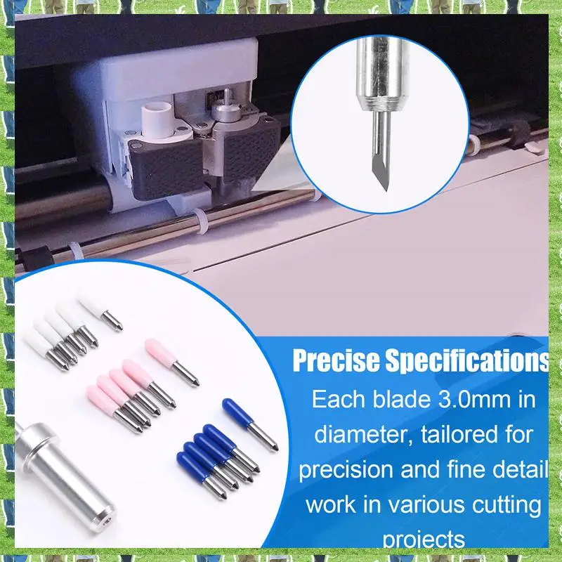 FTS 30/45/60 Degree Plotter Blades Vinyl Cutter Film Knife 15Pcs For Cricut Joy Replacement Cutting Blades With Blade Holder
FTS 30/45/60 Degree Plotter Blades Vinyl Cutter Film Knife 15Pcs For Cricut Joy Replacement Cutting Blades With Blade Holder