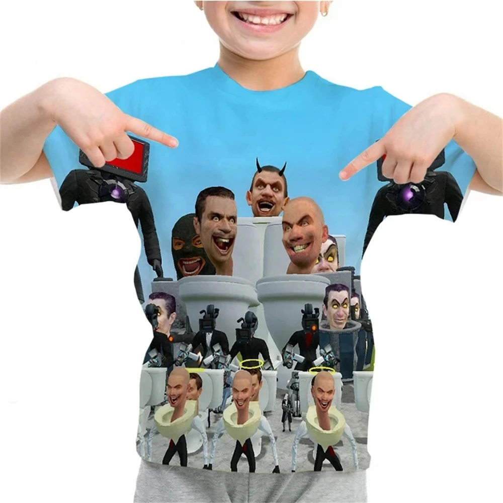 2024 Baby Clothes Skibidi Toilet Graphic T Shirts Children's Clothing Boys Summer Clothes Cartoon Outdoor Clothes for Children
2024 Baby Clothes Skibidi Toilet Graphic T Shirts Children's Clothing Boys Summer Clothes Cartoon Outdoor Clothes for Children