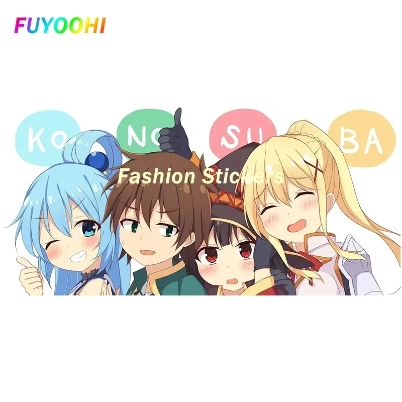 FUYOOHI Fashion Stickers for Konosuba Car Stickers Bumper Window Custom Printing Decal Decoration
FUYOOHI Fashion Stickers for Konosuba Car Stickers Bumper Window Custom Printing Decal Decoration