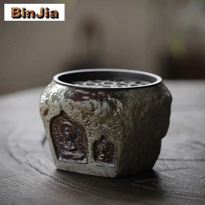 500ml Dunhuang Buddha Coarse Jianshui Antique Tea Wash Bowl Writing-brush Washer Tea Dust Cylinder Barrel Chaxi Cafes Decoration
500ml Dunhuang Buddha Coarse Jianshui Antique Tea Wash Bowl Writing-brush Washer Tea Dust Cylinder Barrel Chaxi Cafes Decoration