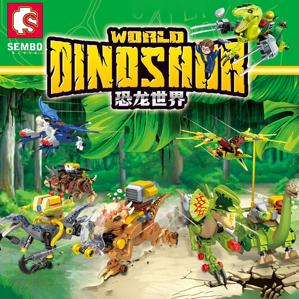 SEMBO BLOCK 205027 Dinosaur World Fire Spitting Dilophosaurus Raptor Building Blocks Toy for Boys
SEMBO BLOCK 205027 Dinosaur World Fire Spitting Dilophosaurus Raptor Building Blocks Toy for Boys