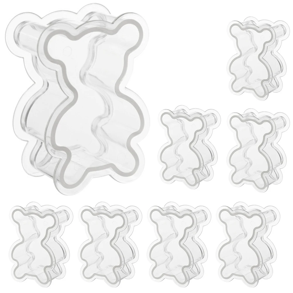 8Pcs Candy Box Clear Bear Shaped Boxes for Treats Sweets Baby Shower Wedding Party Favors Packaging Gifts Candy Wrapping Box
8Pcs Candy Box Clear Bear Shaped Boxes for Treats Sweets Baby Shower Wedding Party Favors Packaging Gifts Candy Wrapping Box