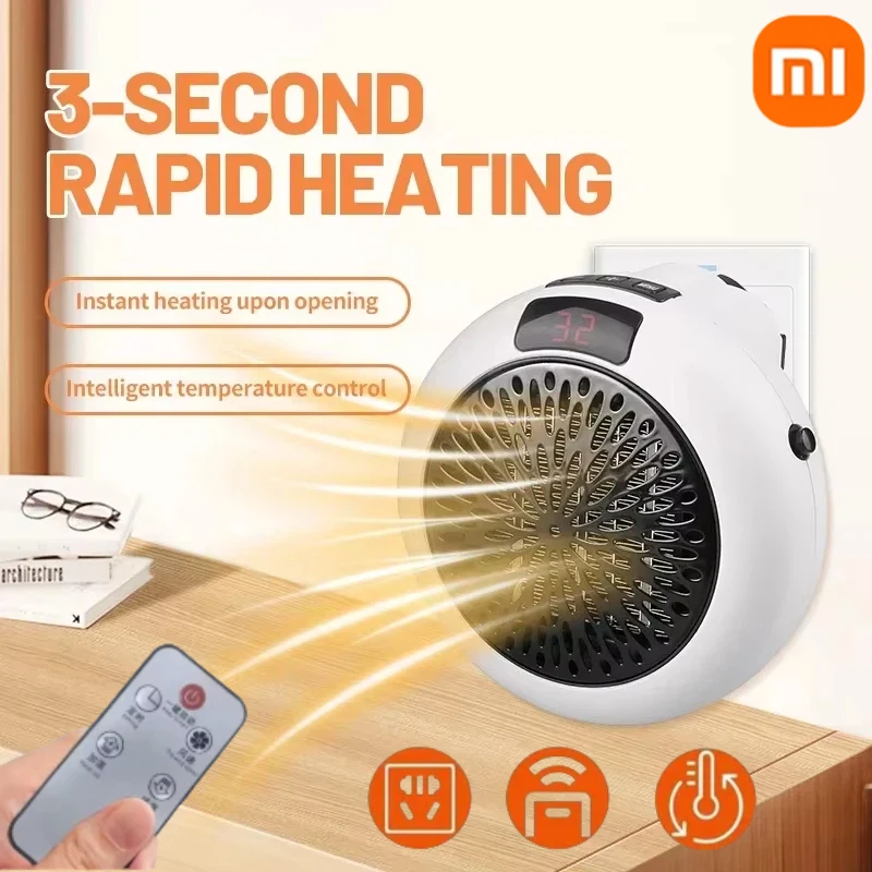 Xiaomi Heater Electric Heater Wall-mounted Desktop Quiet Remote Control Quick Heating Thermostat For Home Heater Indoor Office
Xiaomi Heater Electric Heater Wall-mounted Desktop Quiet Remote Control Quick Heating Thermostat For Home Heater Indoor Office