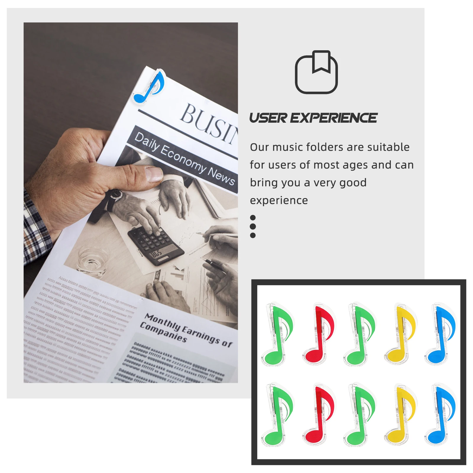 10 Pcs Music Stand Note Folder Musical Books Plastic Bookmarks Clip Page Holder
10 Pcs Music Stand Note Folder Musical Books Plastic Bookmarks Clip Page Holder