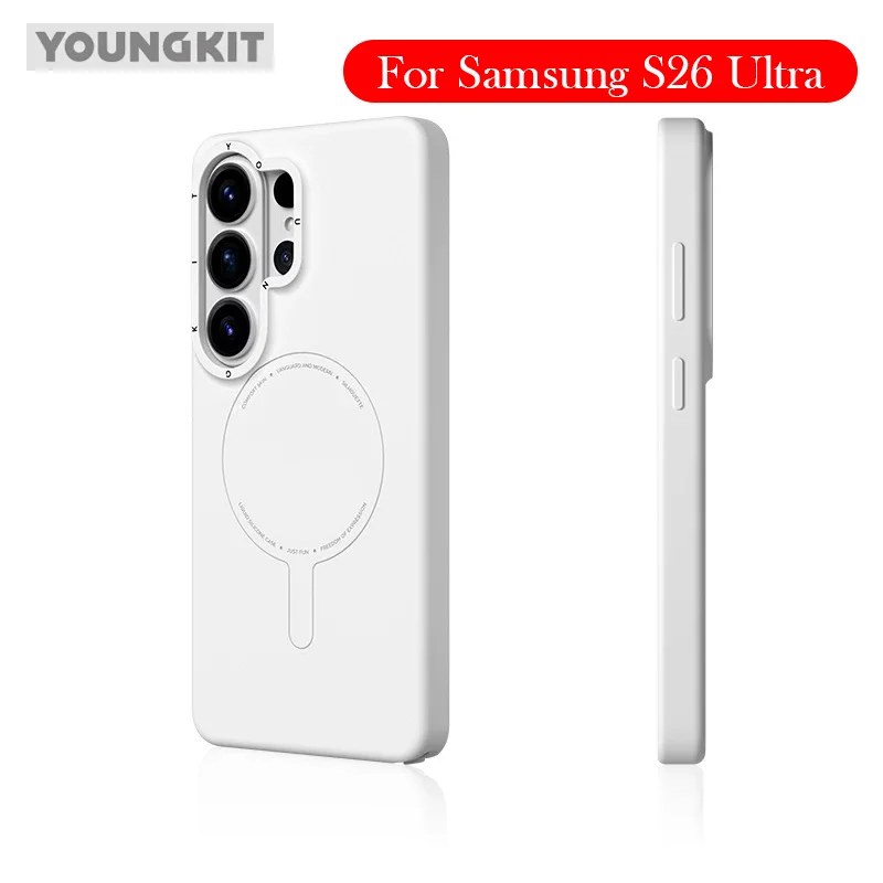 YOUNGKIT Case For Samsung S26 Ultra Liquid Silicone Wireless Charging Back Cover Shell
YOUNGKIT Case For Samsung S26 Ultra Liquid Silicone Wireless Charging Back Cover Shell