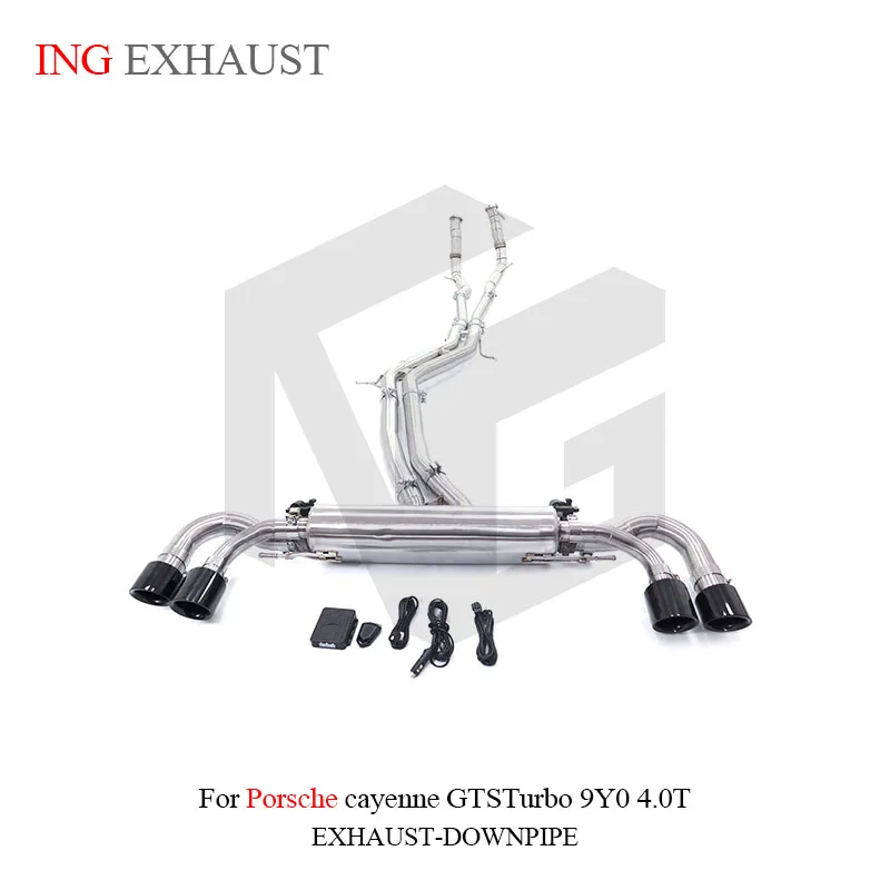 ING Stainless Steel Full Valve Catback for Porsche cayenne GTSTurbo 9Y0 4.0T Muffler Engine Performance Exhaust system
ING Stainless Steel Full Valve Catback for Porsche cayenne GTSTurbo 9Y0 4.0T Muffler Engine Performance Exhaust system