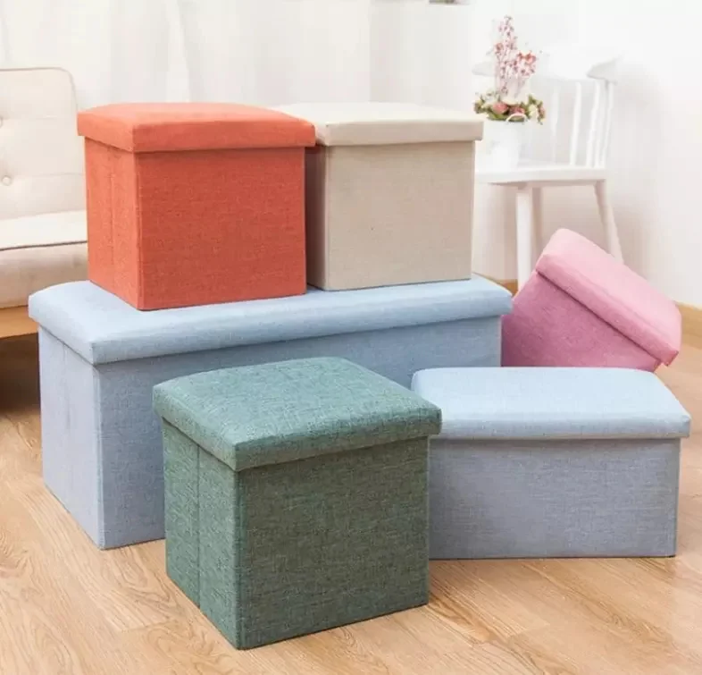 Custom Logo Living Room Furniture Fabric Linen Leather Collapsible Toy Footrest Foldable Storage Box Stools Ottoman Bench
Custom Logo Living Room Furniture Fabric Linen Leather Collapsible Toy Footrest Foldable Storage Box Stools Ottoman Bench