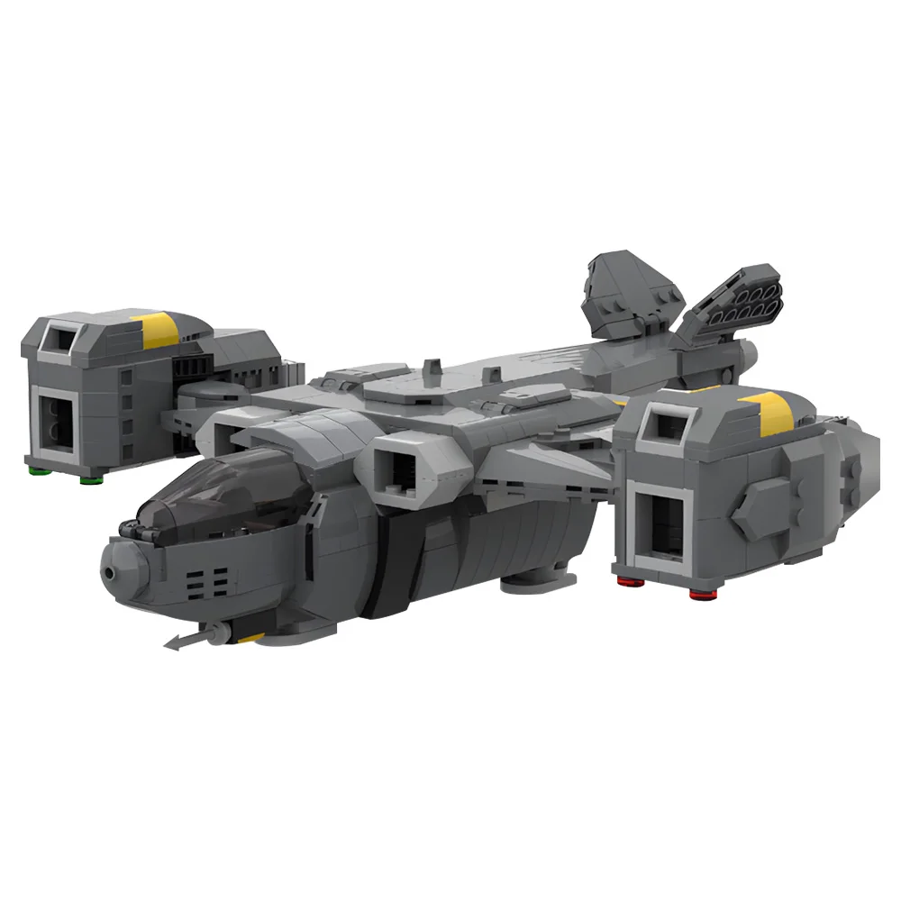 Gobricks MOC Helldiverseds Pelican Shuttle Building Blocks Model Assault fighters Aircraft Bricks DIY Assembled Toy for Kid Gift
Gobricks MOC Helldiverseds Pelican Shuttle Building Blocks Model Assault fighters Aircraft Bricks DIY Assembled Toy for Kid Gift
