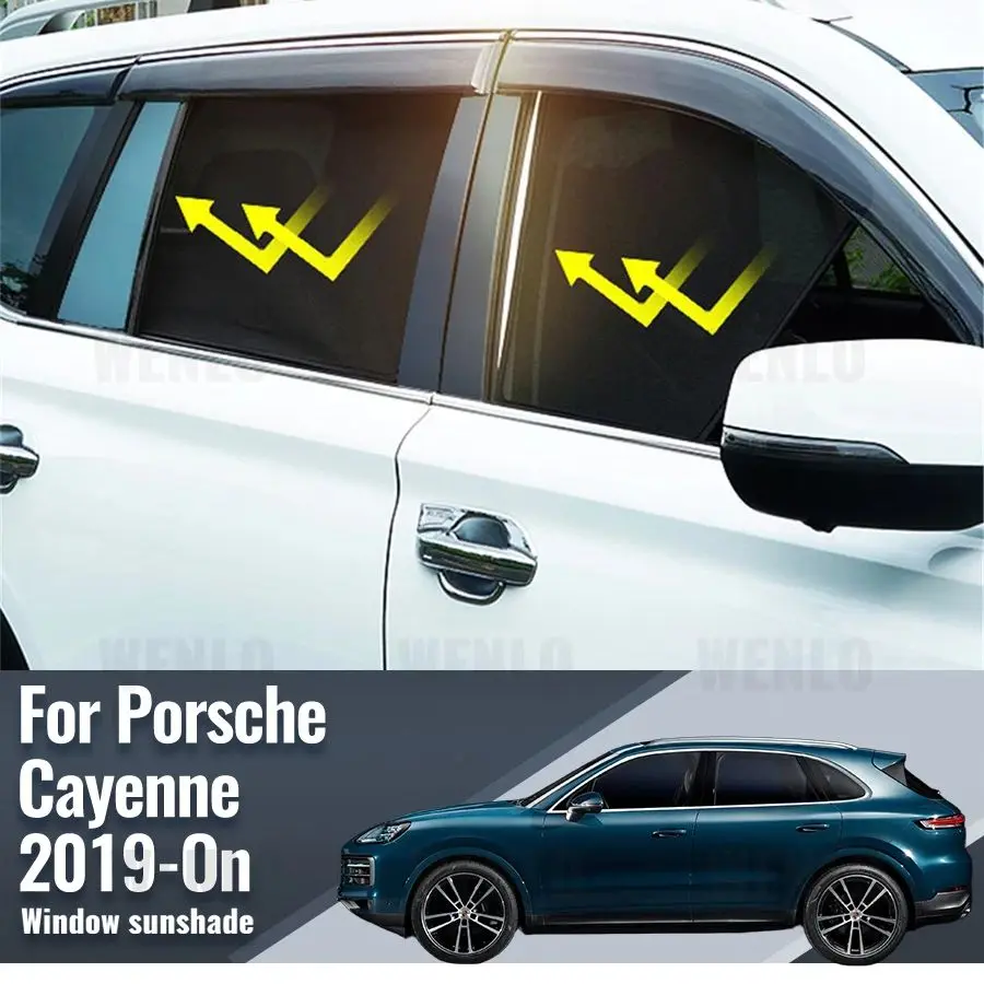 For Porsche Cayenne 2019-2024 Car Sunshade Shield Magnetic Front Windshield Frame Blind Curtain Rear Side Window Sun Shade Visor
For Porsche Cayenne 2019-2024 Car Sunshade Shield Magnetic Front Windshield Frame Blind Curtain Rear Side Window Sun Shade Visor