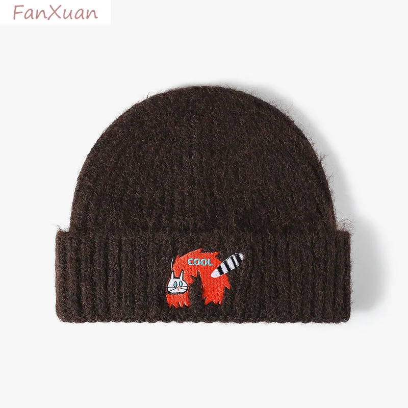 cute beanies hats for women and men winter hats kintted cartoon kitty embroidered skullies solid color
cute beanies hats for women and men winter hats kintted cartoon kitty embroidered skullies solid color