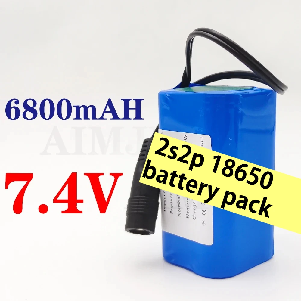 2S2P Battery Pack 7.4V 6800mAh Li-ion for T188 2011-5 T888 V007 H18 C18 Remote Control RC Fishing Bait Boat Battery
2S2P Battery Pack 7.4V 6800mAh Li-ion for T188 2011-5 T888 V007 H18 C18 Remote Control RC Fishing Bait Boat Battery