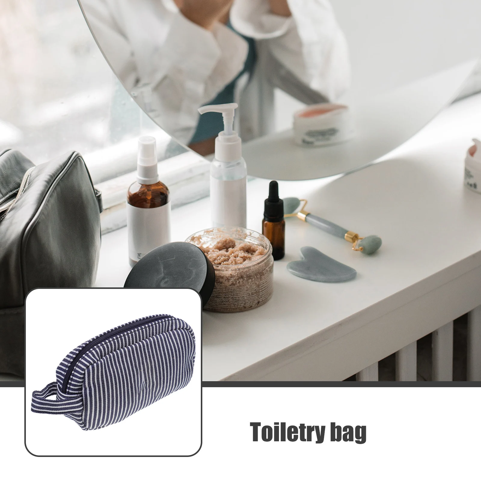 Makeup Bag For Women Fashionable Polyester Travel Pouch With Multiple Compartments Toiletry Organizer Portable Storage
Makeup Bag For Women Fashionable Polyester Travel Pouch With Multiple Compartments Toiletry Organizer Portable Storage