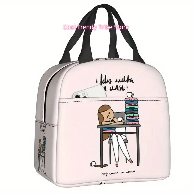 Enfermera En Apuros Doctor Nurse Medical Lunch Bag Waterproof Cooler Thermal Insulated Bento Box for Women Kids Food Tote Bags
Enfermera En Apuros Doctor Nurse Medical Lunch Bag Waterproof Cooler Thermal Insulated Bento Box for Women Kids Food Tote Bags