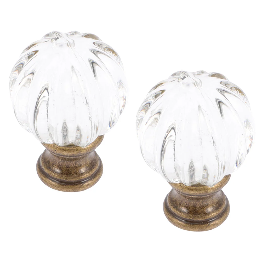 2 Pcs Table Lamp Floor Lamps Top Decoration Finial Holder Harp Finials for Wave Tapped Caps Knob
2 Pcs Table Lamp Floor Lamps Top Decoration Finial Holder Harp Finials for Wave Tapped Caps Knob
