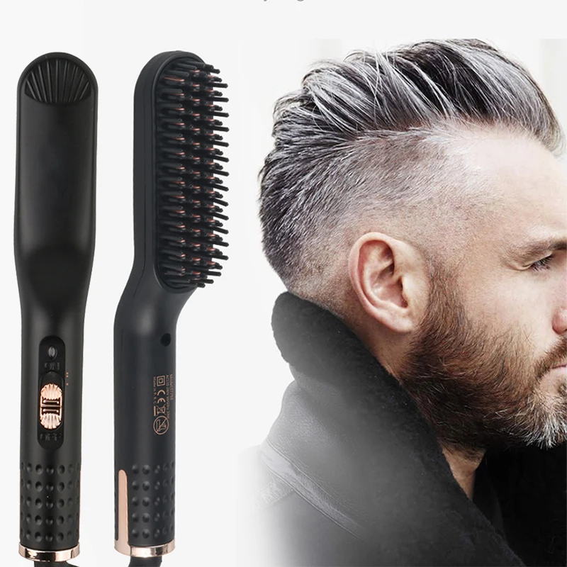 Beard Straightening Brush Men'S Professional Quick Heated Electric Hair Straightener Comb Electric Ceramic Hair Straightener
Beard Straightening Brush Men'S Professional Quick Heated Electric Hair Straightener Comb Electric Ceramic Hair Straightener