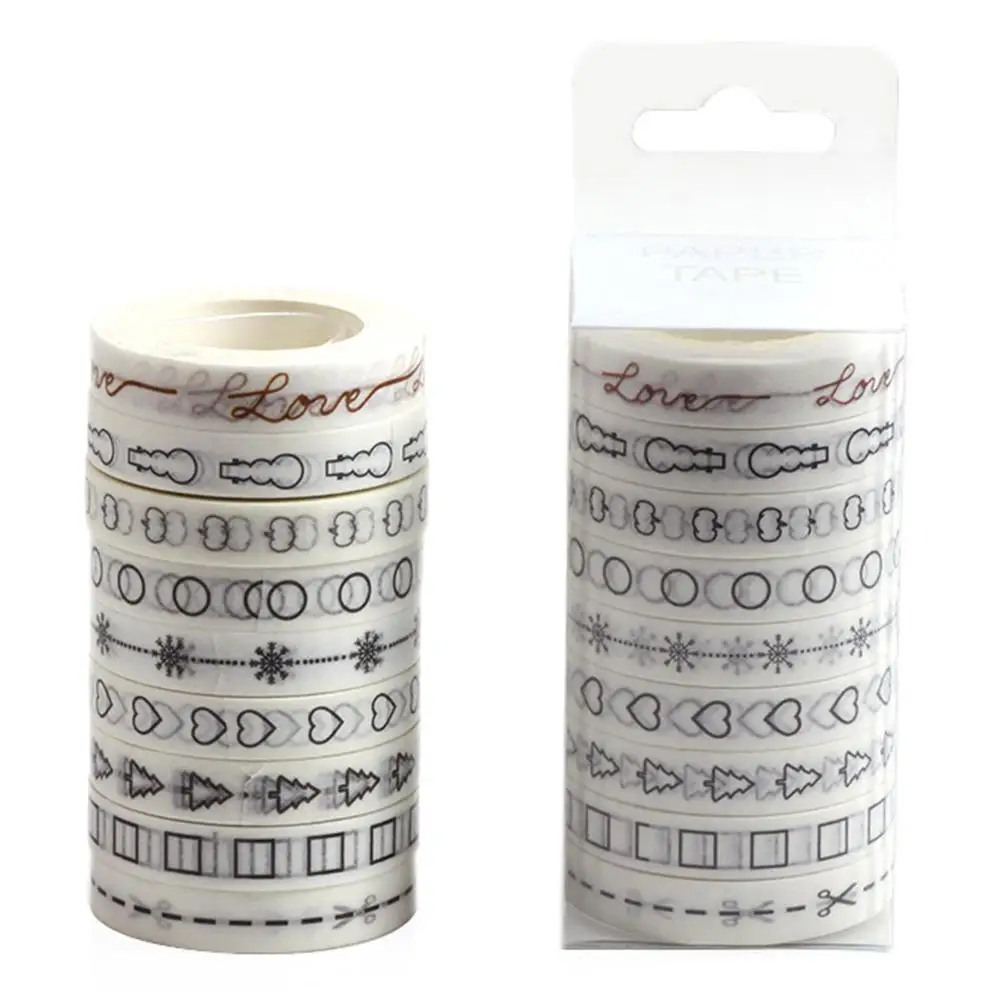 9pcs Washi Tape Set Premium Decorative Journaling Planner Stickers Scrapbooking Adhesive Bookmark EcoFriendly NoResidue
9pcs Washi Tape Set Premium Decorative Journaling Planner Stickers Scrapbooking Adhesive Bookmark EcoFriendly NoResidue