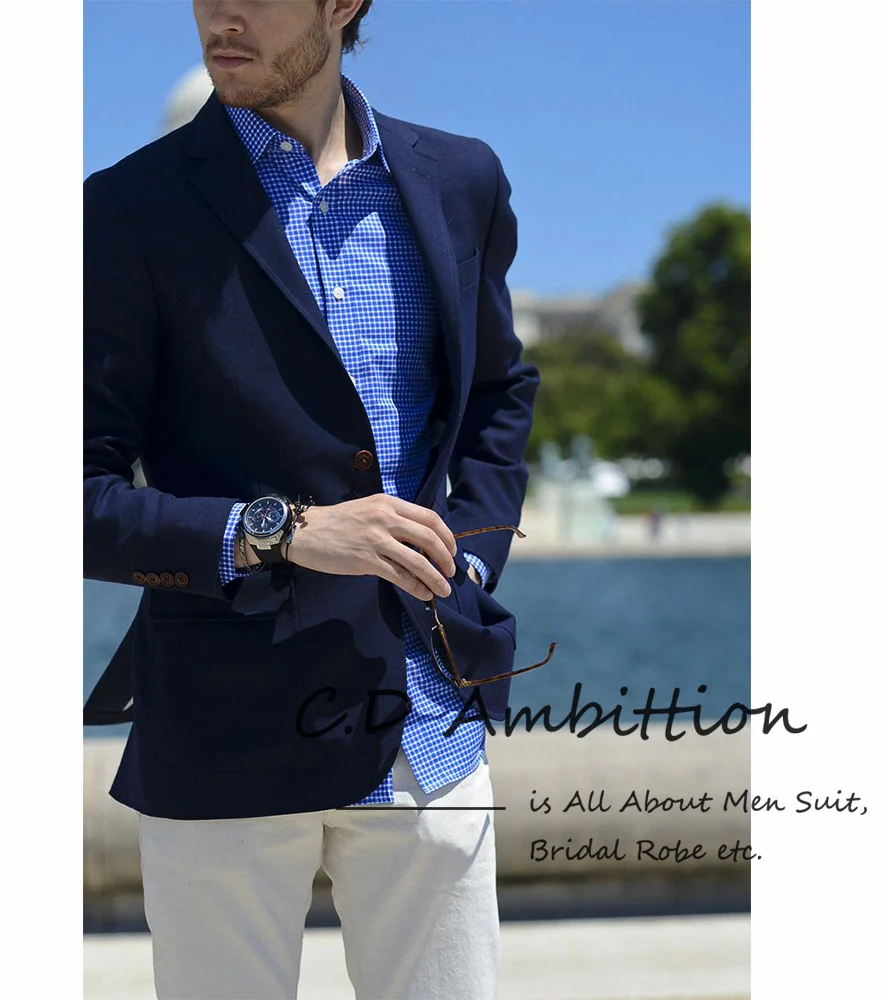 2023 Summer Navy Blue Men Suit 2 Piece Casual Jacket Set Groomsman Suit Male New In Men's Blazer Costume Homme Custom Made Best
2023 Summer Navy Blue Men Suit 2 Piece Casual Jacket Set Groomsman Suit Male New In Men's Blazer Costume Homme Custom Made Best