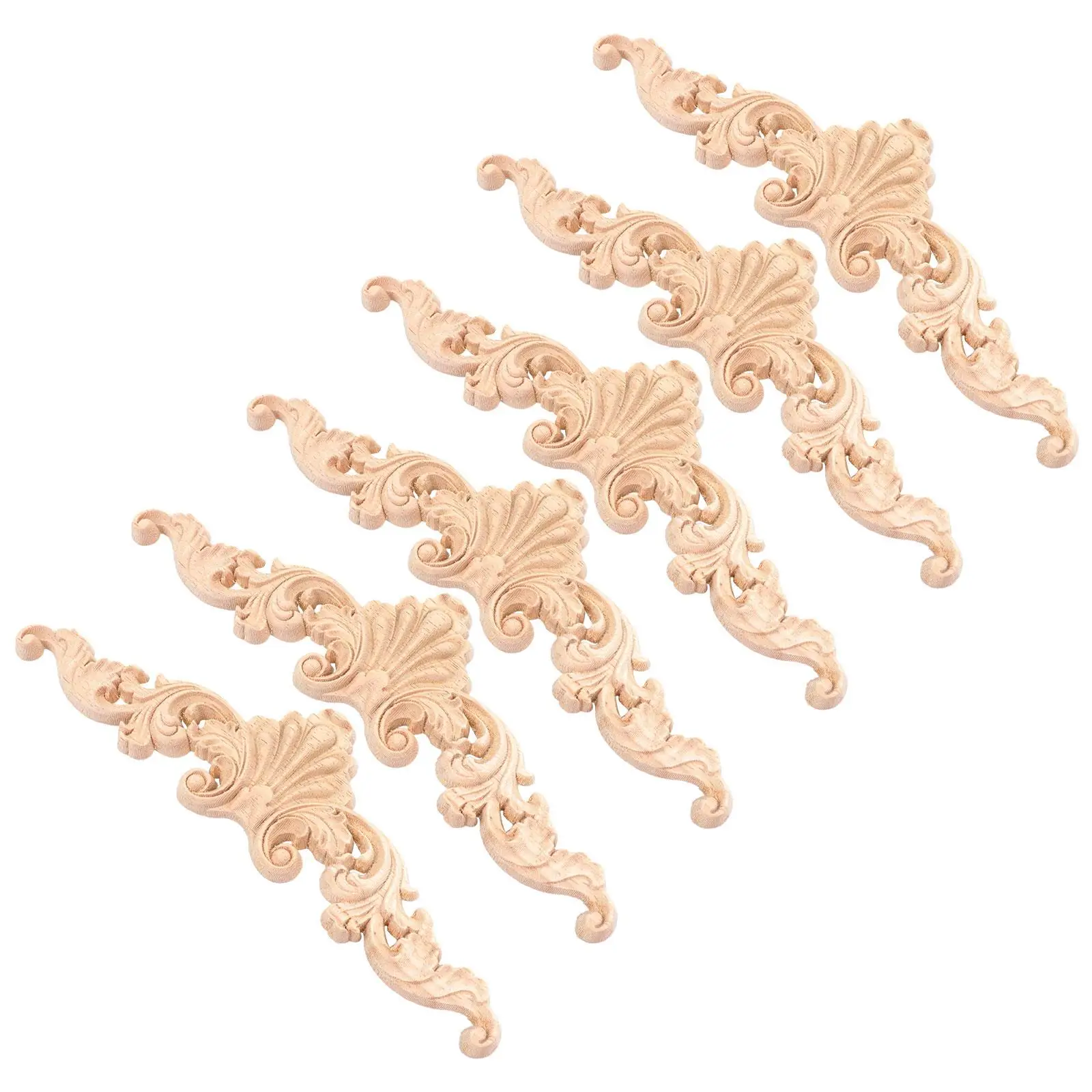 6 Pcs Furniture Decoration Patches 20x5cm Carved Wooden Stickers Door Applique Wood Trim Party DIY DecorVintage Cabinet
6 Pcs Furniture Decoration Patches 20x5cm Carved Wooden Stickers Door Applique Wood Trim Party DIY DecorVintage Cabinet