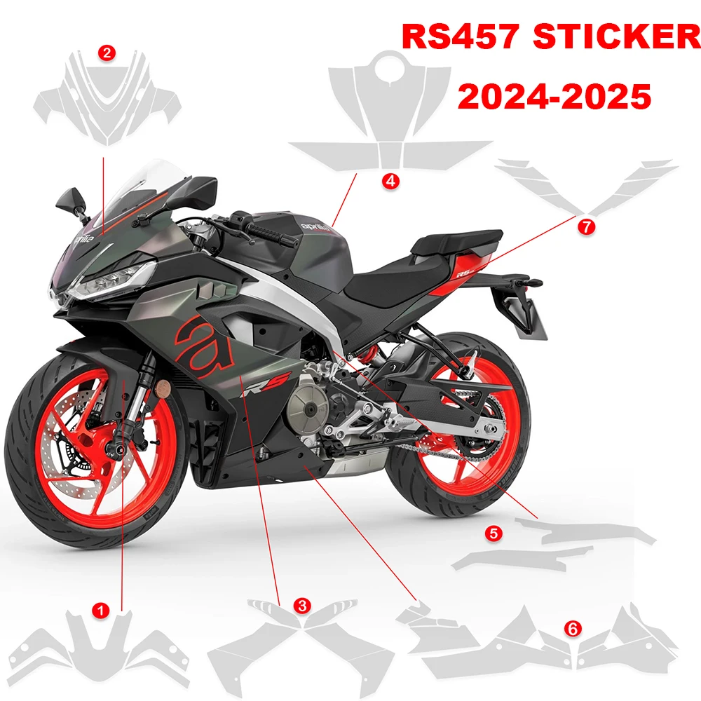 For Aprilia RS457 TPU Paint Protection Film RS 457 2024-2025 Motorcycle PPF Anti-Scratch Fairing Protection Film
For Aprilia RS457 TPU Paint Protection Film RS 457 2024-2025 Motorcycle PPF Anti-Scratch Fairing Protection Film