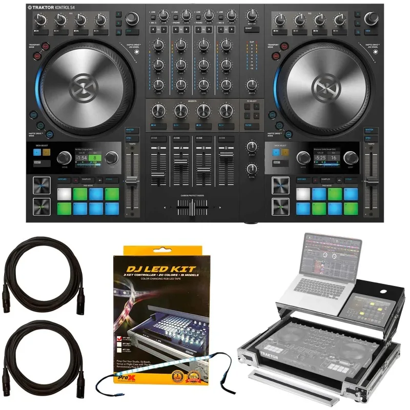 High Quality On Native Instruments Traaktors Kontr ol S4 MK3 4-Channel DJ System with Odyssey Case//
High Quality On Native Instruments Traaktors Kontr ol S4 MK3 4-Channel DJ System with Odyssey Case//
