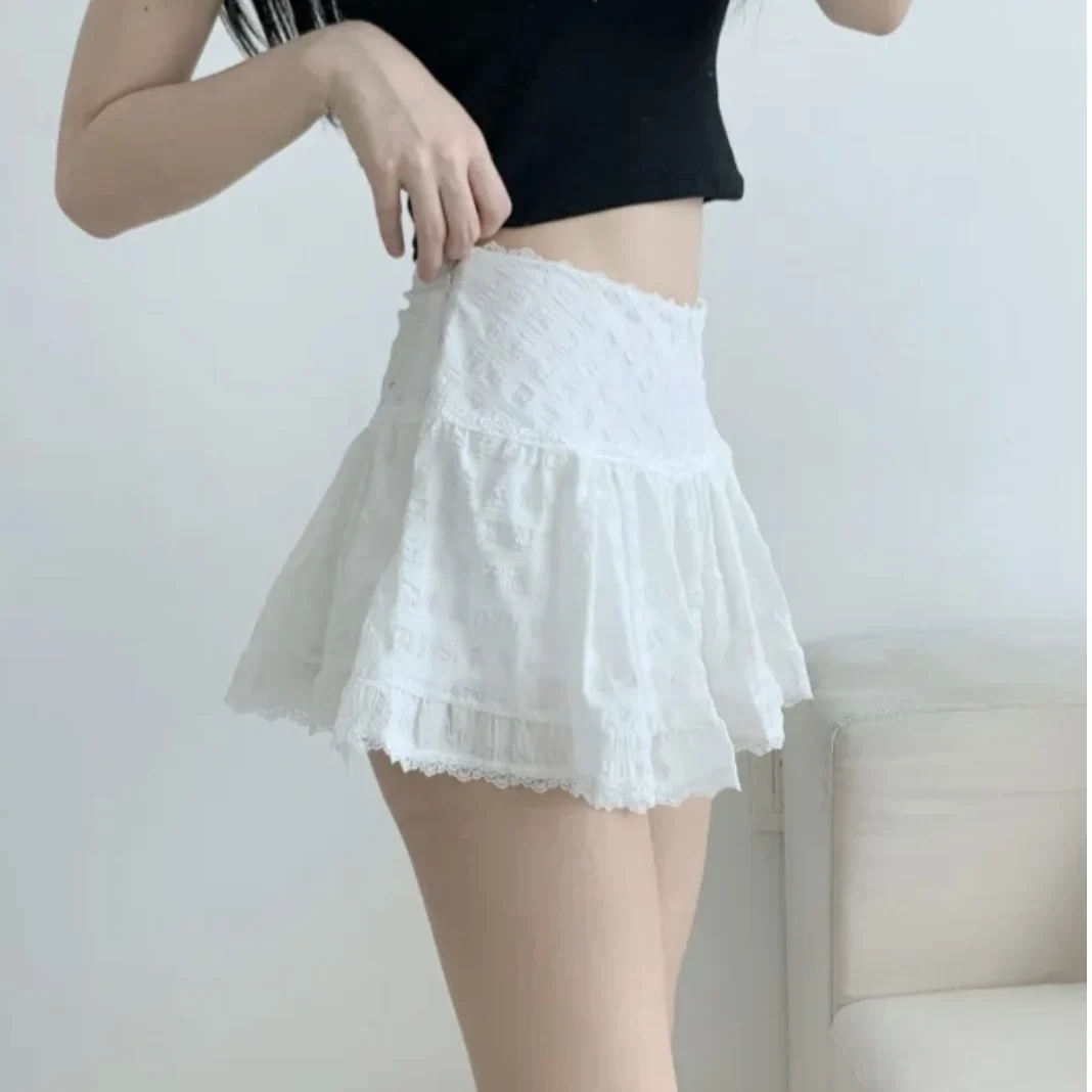 Chic Lace Trim Pleated Short Skirt Women's High Waist Ballet Style Casual A-Line Skirt Summer 2026 New Arrival
Chic Lace Trim Pleated Short Skirt Women's High Waist Ballet Style Casual A-Line Skirt Summer 2026 New Arrival