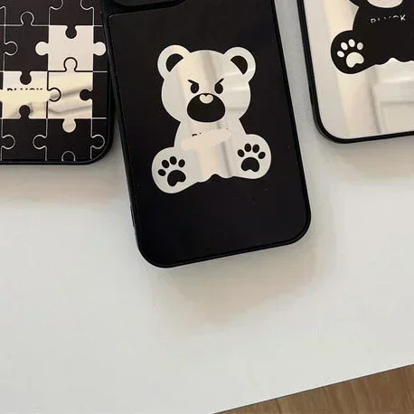 Fashion Bear Puzzle Mirror Surface Phone Case Cover for IPhone 11 12 13 14 15 Pro Max Case for IPhone 15 Pro Max
Fashion Bear Puzzle Mirror Surface Phone Case Cover for IPhone 11 12 13 14 15 Pro Max Case for IPhone 15 Pro Max