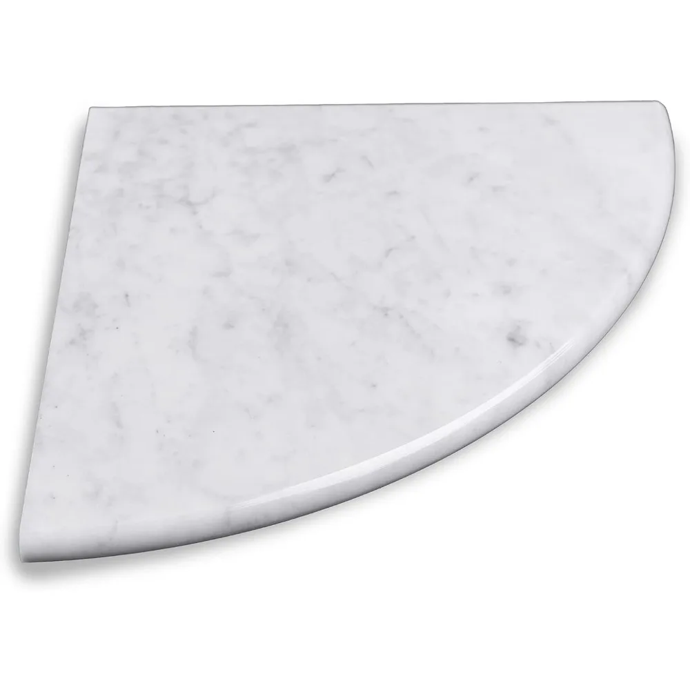 9'' natural marble corner shower shelf for bathroom, marble corner shelves for bath wall mounted both side polished (9"x9"x 5/8"
9'' natural marble corner shower shelf for bathroom, marble corner shelves for bath wall mounted both side polished (9"x9"x 5/8"