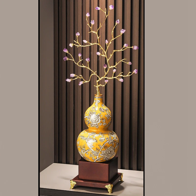 Entry entrance gourd ornament large high-end living room TV cabinet decoration housewarming new home
Entry entrance gourd ornament large high-end living room TV cabinet decoration housewarming new home