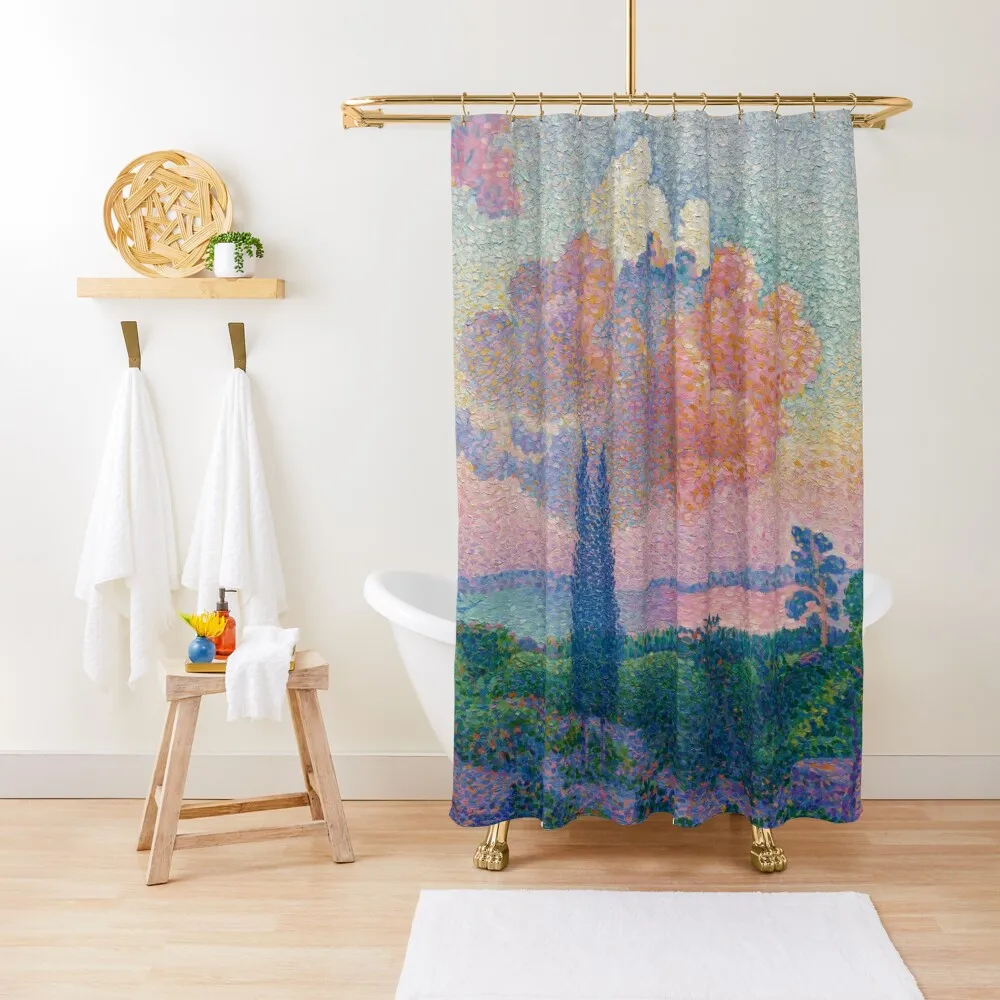 The Rose Cloud by Henri-Edmond Cross, 1896 Shower Curtain Luxury Bathroom Shower Cute Shower Toilet Accessories Bathroom Curtain 
The Rose Cloud by Henri-Edmond Cross, 1896 Shower Curtain Luxury Bathroom Shower Cute Shower Toilet Accessories Bathroom Curtain