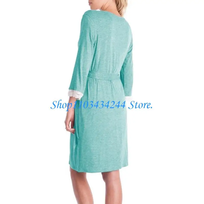 for Pregnant Women Sleepwear Adjustable Belt Breathable Pajama Dress
for Pregnant Women Sleepwear Adjustable Belt Breathable Pajama Dress