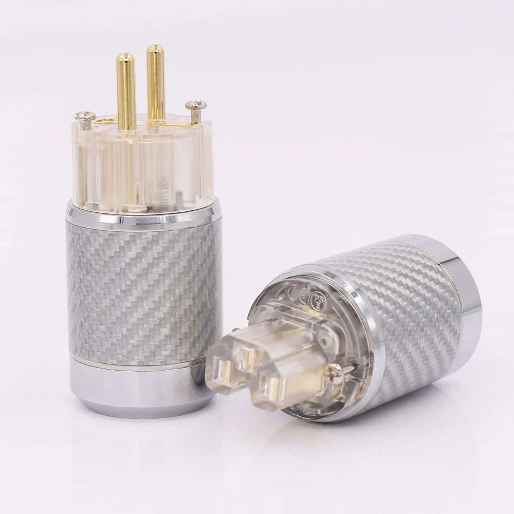 【Quantity pricing】 European standard AC Power Plug& IEC Female Plug with Carbon Fiber Gold Plated
【Quantity pricing】 European standard AC Power Plug& IEC Female Plug with Carbon Fiber Gold Plated